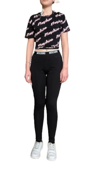 Pantalone donna Moschino home pants nero ES24MO11 V6A6811 4406 0555