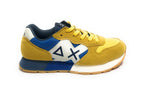 Scarpe Sun68 sneaker Boy's Jaki bicolor teen suede/ nylon giallo/royal ZS24SU03 Z34312T