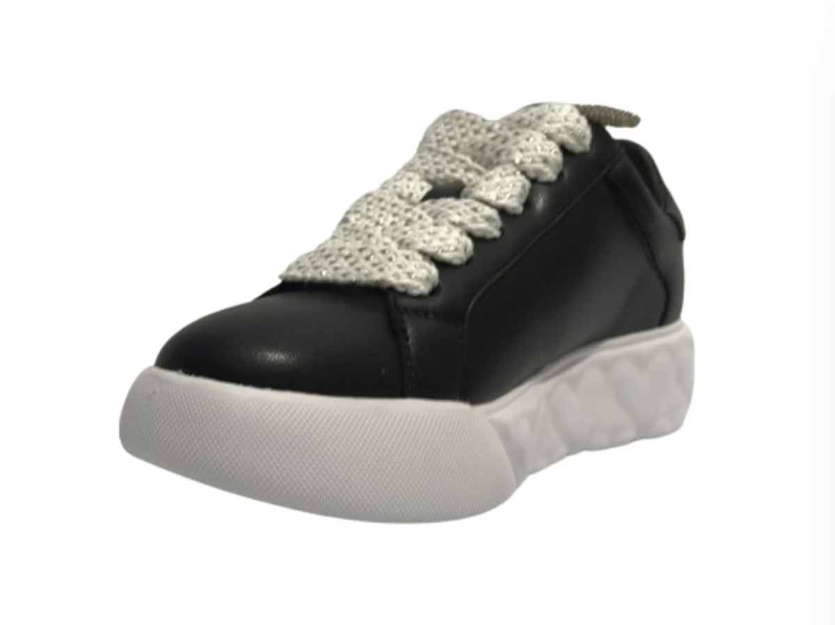 Scarpe Love Moschino sneaker in pelle nero DS24MO15 JA15554