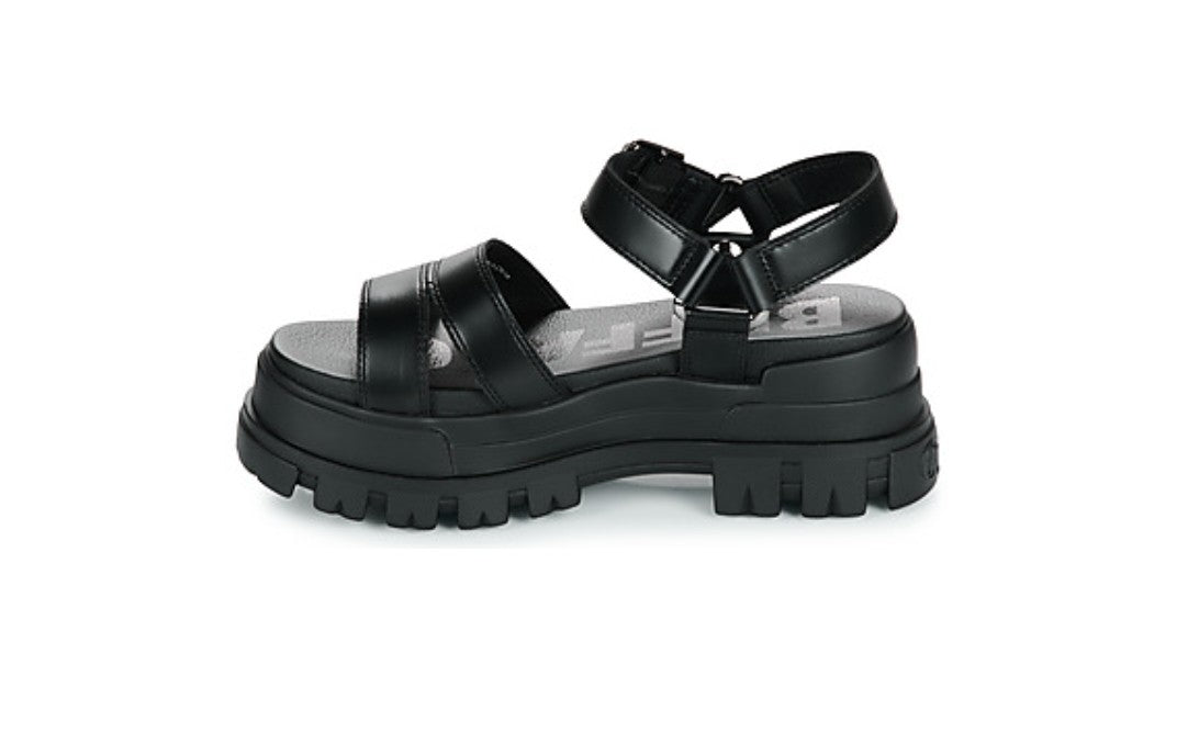 Sandalo donna Buffalo Aspha TS zeppa nero DS24BF02 BN16021881