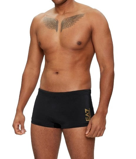 EA7 Emporio Armani sea world core trunk swimming trunk black/ gold ES24EA05 901001 CC703