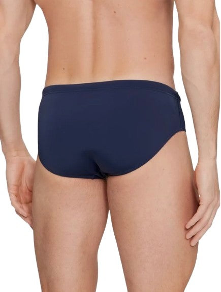 Costume slip EA7 Emporio Armani sea world core brief swimming slip navy blue/ silver ES24EA08 901000 CC703