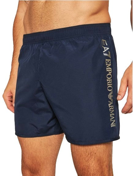EA7 Emporio Armani sea world boxer logo navy blue/ silver ES24EA09 902035 CC720