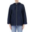 Felpa aperta con cappuccio Liu Jo blue donna ES24LJ48 TA4164 J4643