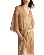 Cappa donna Liu Jo in rete con cintura gold ES24LJ70 2A4013 T0300