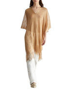 Cappa donna Liu Jo in rete con cintura gold ES24LJ70 2A4013 T0300