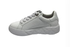 Scarpe Love Moschino sneaker heart45 in pelle bianco DS24MO18 JA15564