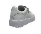 Scarpe Love Moschino sneaker heart45 in pelle bianco DS24MO18 JA15564