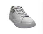 Scarpe Love Moschino sneaker heart45 in pelle bianco DS24MO18 JA15564