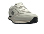 Scarpe Sun68 sneaker Girl's Big Ally solid nylon teen in pelle bianco panna ZS24SU18 Z34407T