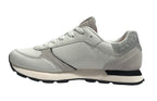 Scarpe Sun68 sneaker Girl's Big Ally solid nylon teen in pelle bianco panna ZS24SU18 Z34407T