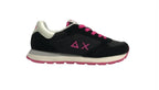 Scarpe Sun68 sneaker Girls's Ally solid teen suede/ nylon nero ZS24SU07 Z34401T