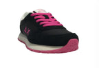 Scarpe Sun68 sneaker Girls's Ally solid teen suede/ nylon nero ZS24SU07 Z34401T