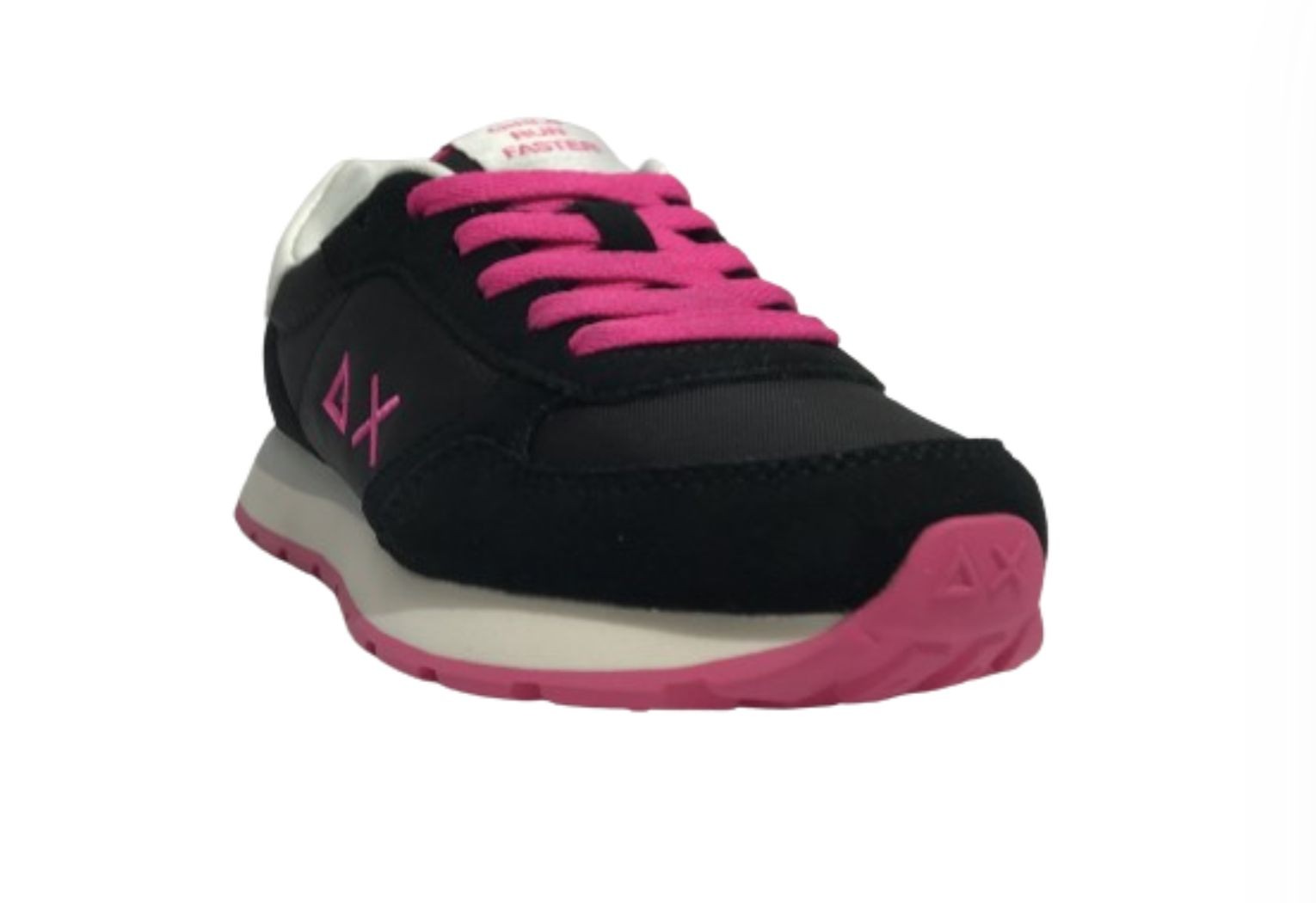 Scarpe Sun68 sneaker Girls's Ally solid teen suede/ nylon nero ZS24SU07 Z34401T