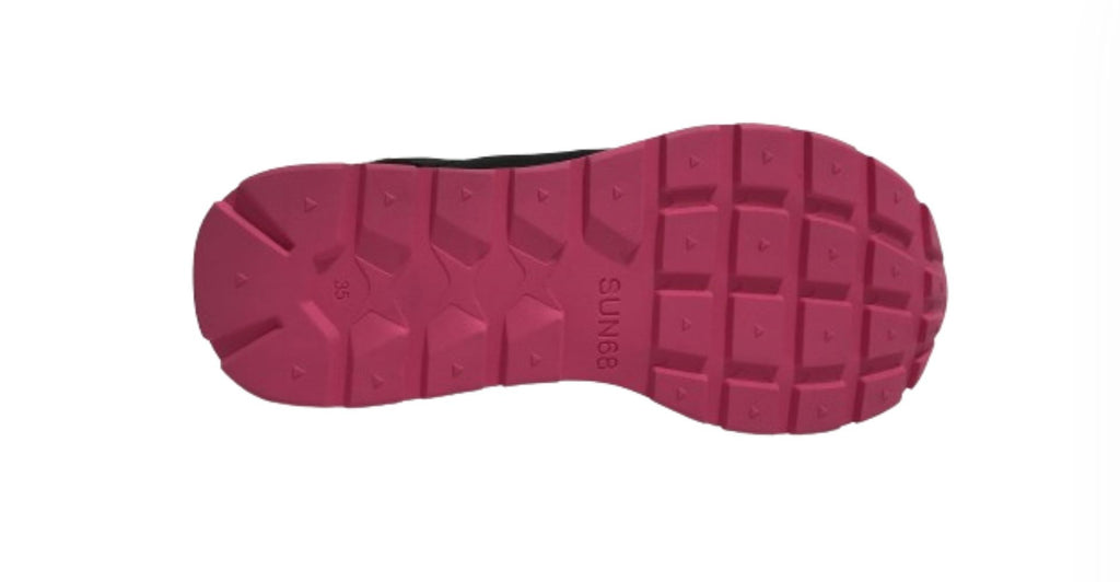 Scarpe Sun68 sneaker Girls's Ally solid teen suede/ nylon nero ZS24SU07 Z34401T