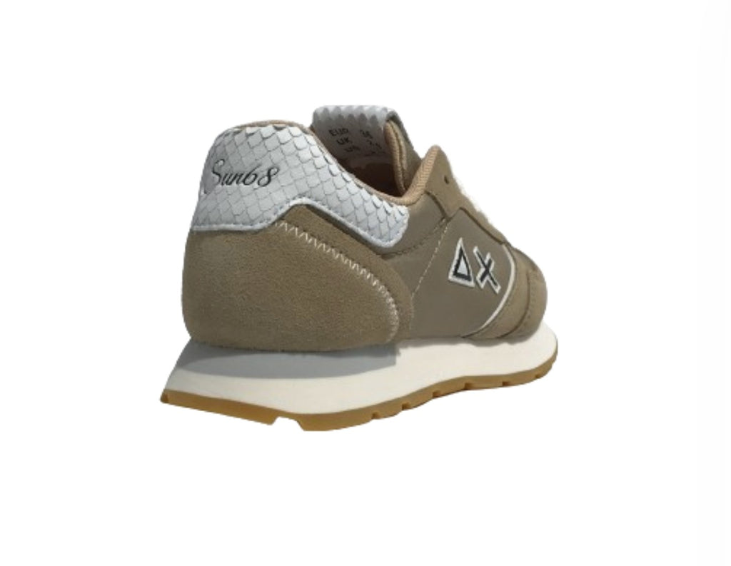 Scarpe Sun68 sneaker Girl's Ally bright teen suede/ nylon oro ZS24SU06 Z34408T