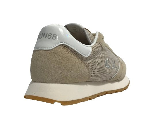 Scarpe Sun68 sneaker Girl's ally glitter textile teen suede/ nylon oro ZS24SU12 Z34403T