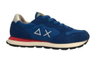 Scarpe Sun68 sneaker Boy's Tom solid teen suede/ nylon blu royal ZS24SU13 Z34301T