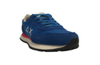 Scarpe Sun68 sneaker Boy's Tom solid teen suede/ nylon blu royal ZS24SU13 Z34301T
