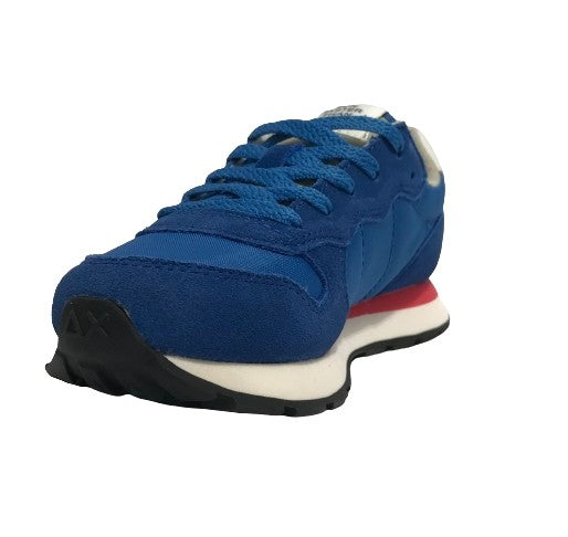Scarpe Sun68 sneaker Boy's Tom solid teen suede/ nylon blu royal ZS24SU13 Z34301T