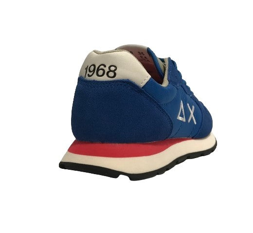 Scarpe Sun68 sneaker Boy's Tom solid teen suede/ nylon blu royal ZS24SU13 Z34301T