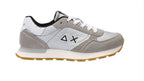 Scarpe Sun68 sneaker Girl's Ally bright teen suede/ nylon argento ZS24SU08 Z34408T