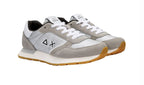 Scarpe Sun68 sneaker Girl's Ally bright teen suede/ nylon argento ZS24SU08 Z34408T