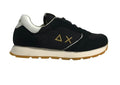 Scarpe Sun68 sneaker Girl's ally glitter textile teen suede/ nylon nero ZS24SU11 Z34403T