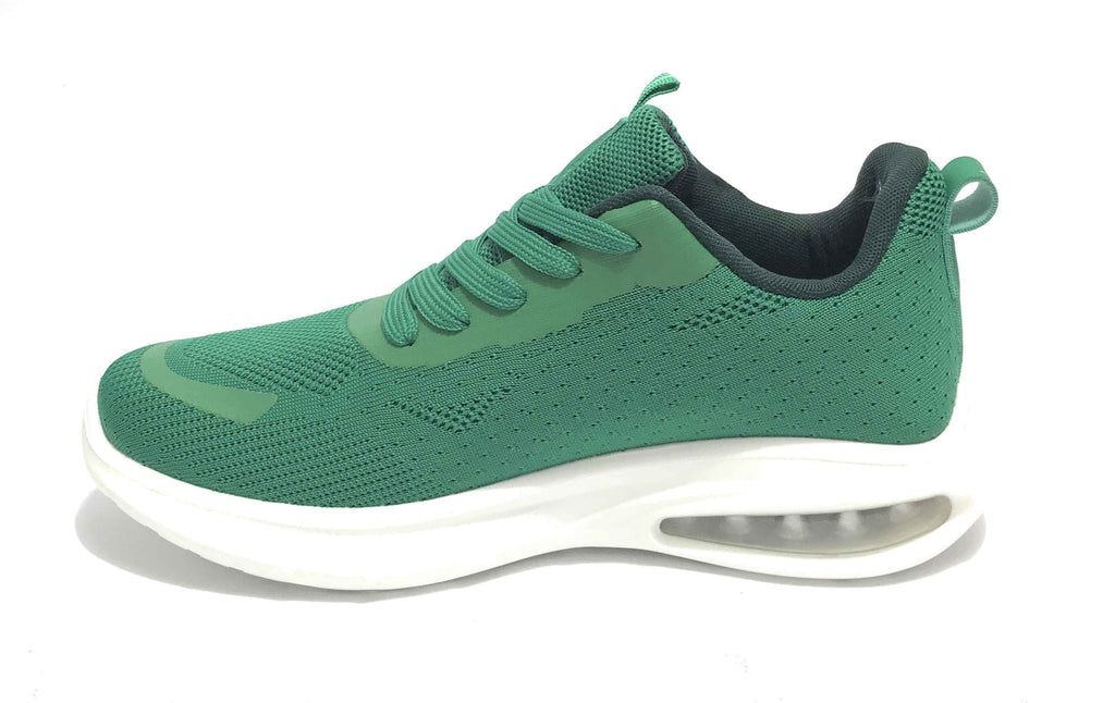 Scarpe U.S. Polo sneaker running Active001 in ecopelle/ tessuto mesh verde uomo US24UP01