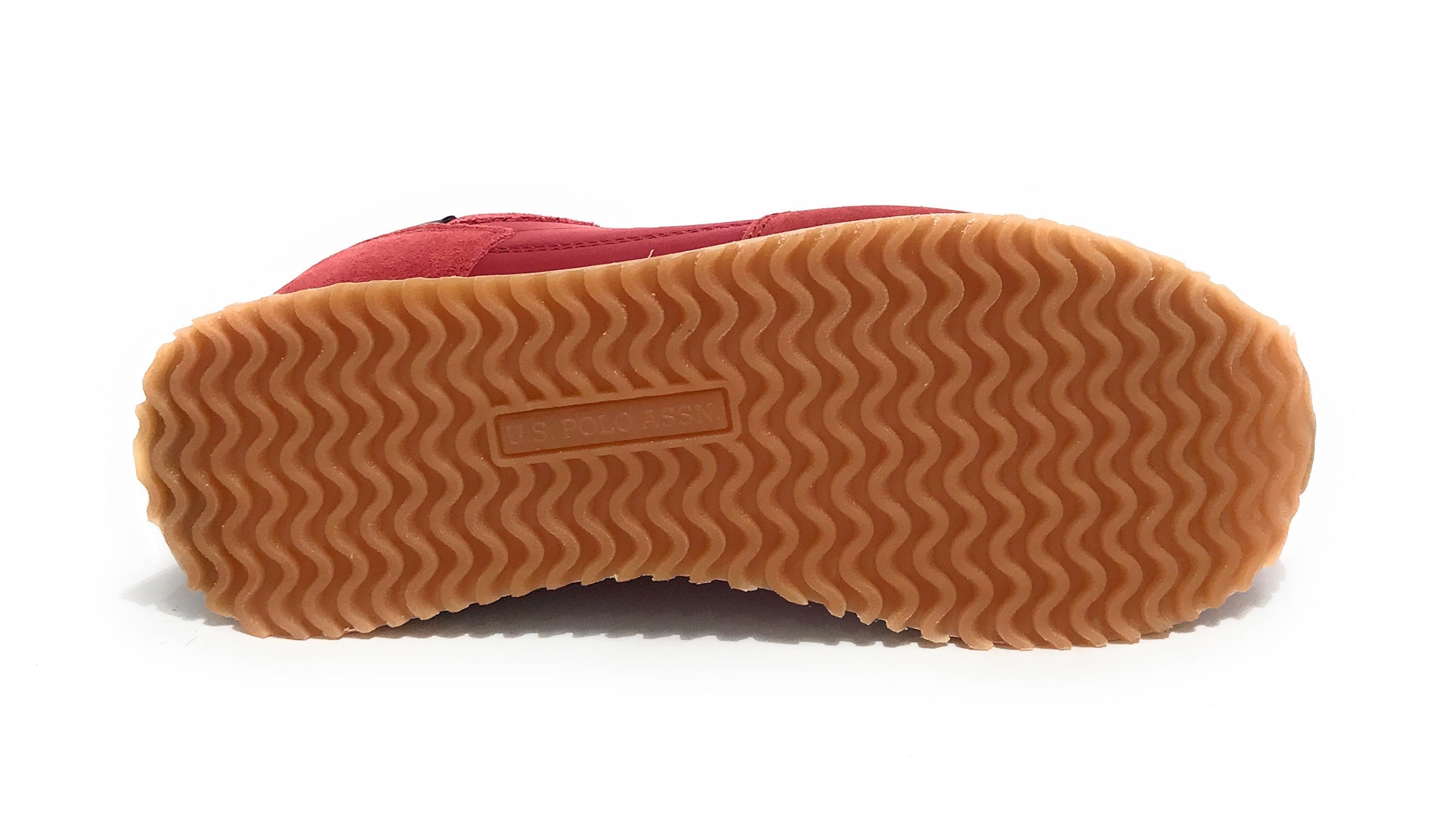 Scarpe U.S. Polo sneaker running Cleef 006M in pelle scamosciata/ tessuto red US24UP07