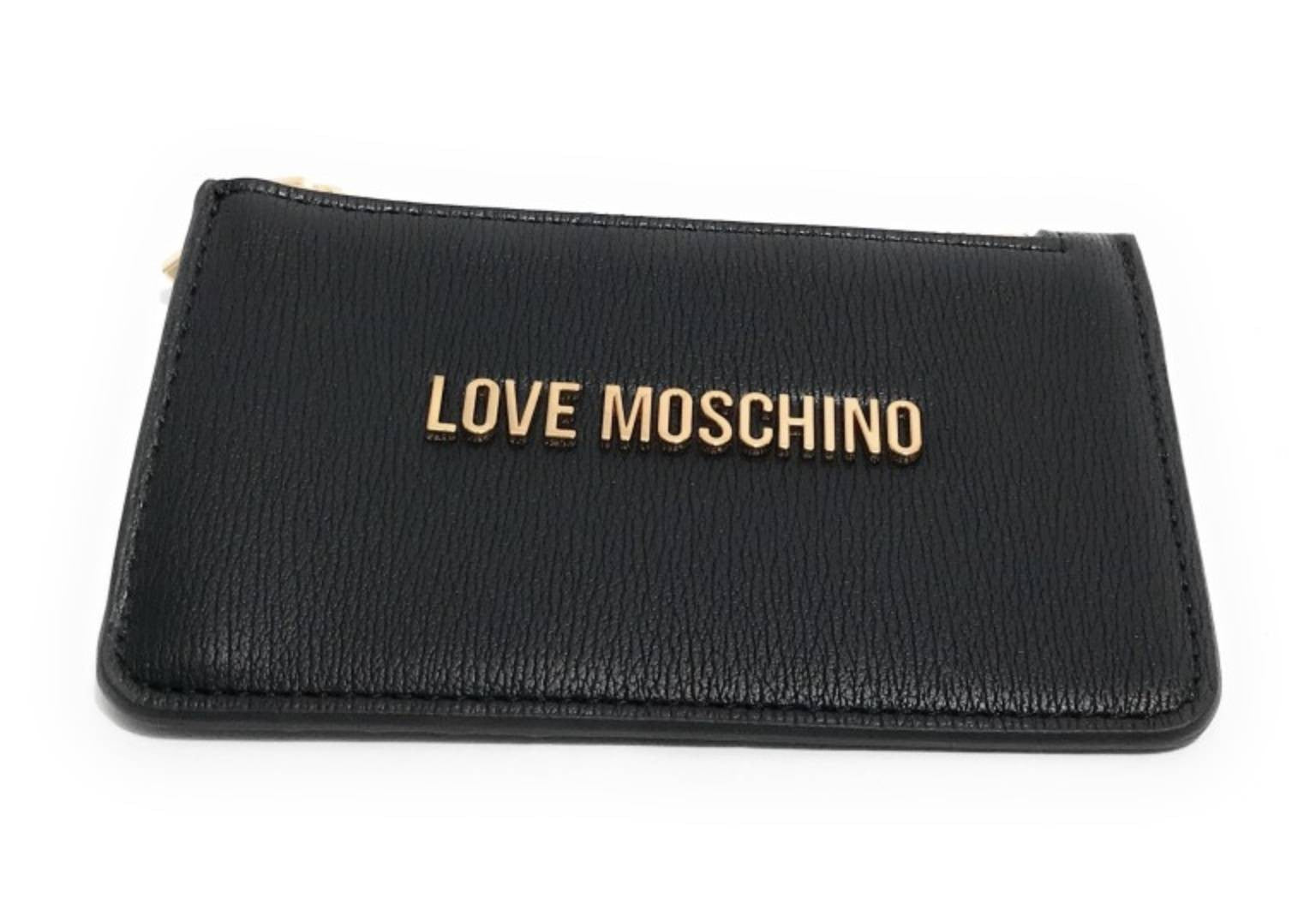 Portafoglio donna Love Moschino small ecopelle nero AS24MO23 JC5614PP0ILD0000