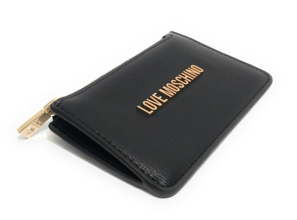 Portafoglio donna Love Moschino small ecopelle nero AS24MO23 JC5614PP0ILD0000