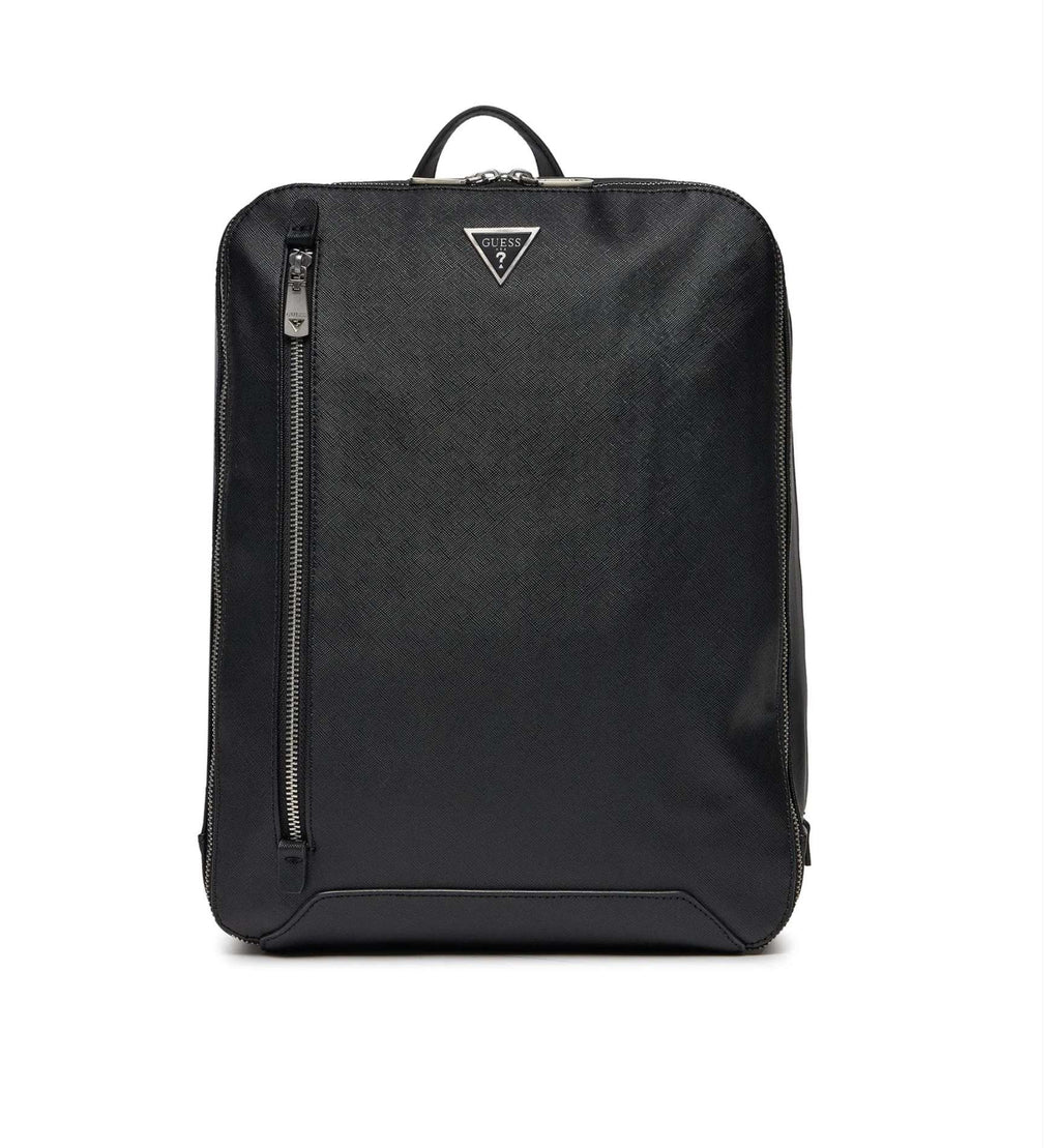 Borsa Guess uomo zaino Certosa saffiano backpack black UBS24GU08 HMECSAP4161
