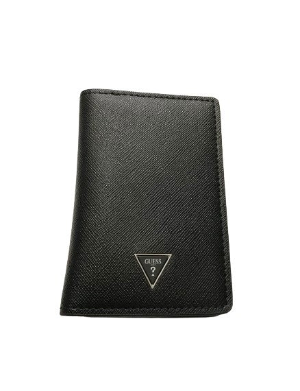 Portafoglio Guess Mito flat card holder in pelle nero GS24GU07 SMMTSALEA56-BLA