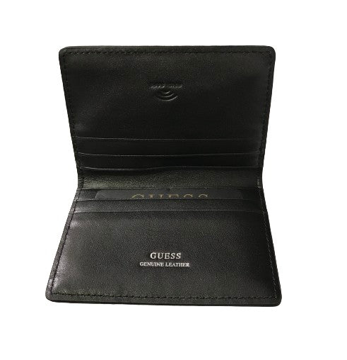 Portafoglio Guess Mito flat card holder in pelle nero GS24GU07 SMMTSALEA56-BLA