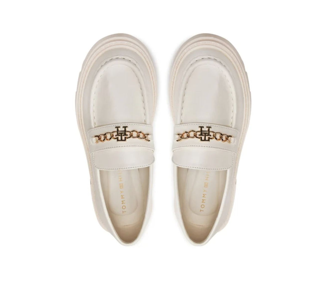 Scarpe Tommy Hilfiger mocassino in ecopelle milk DS24TH04 T3A4-33230-1355128