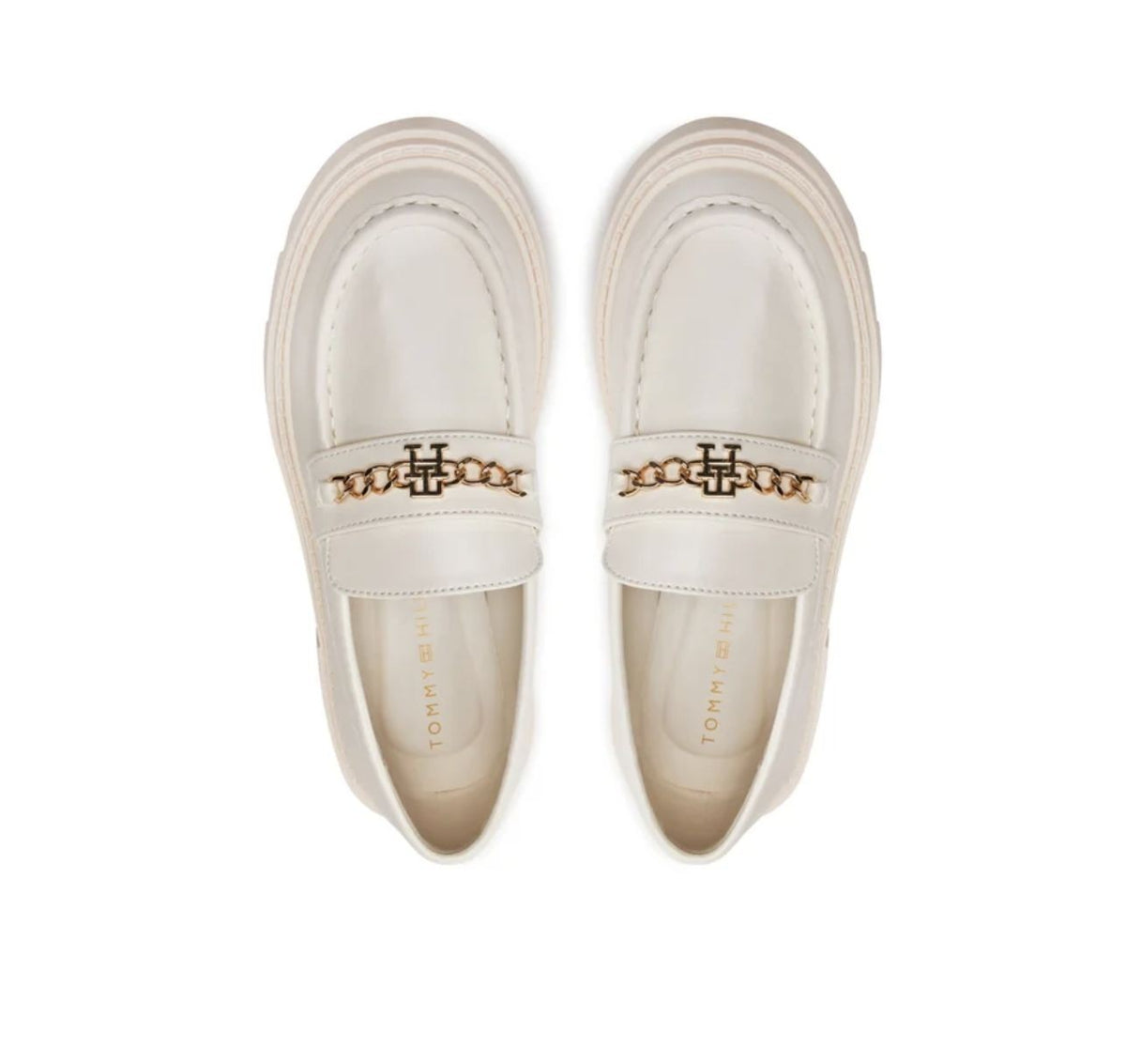 Scarpe Tommy Hilfiger mocassino in ecopelle milk DS24TH04 T3A4-33230-1355128
