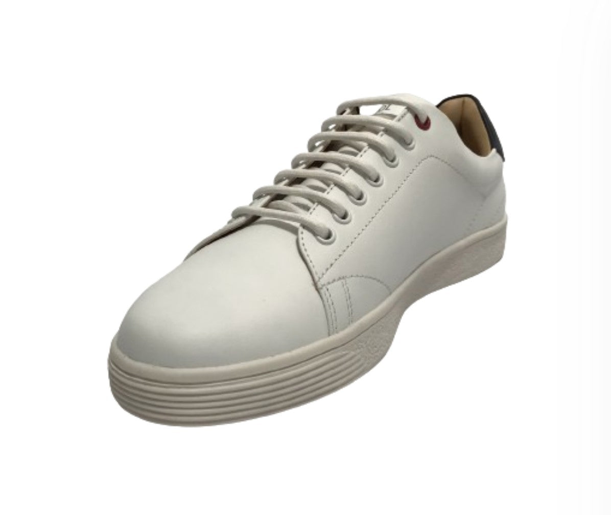 Scarpe U.S. Polo sneaker Hummer001 in pelle dark blue white/ dark blue uomo US24UP08