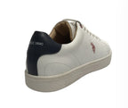 Scarpe U.S. Polo sneaker Hummer001 in pelle dark blue white/ dark blue uomo US24UP08