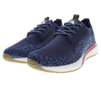 Scarpe U.S. Polo sneaker running FELIX001 in  tessuto mesh dark blue uomo US24UP11