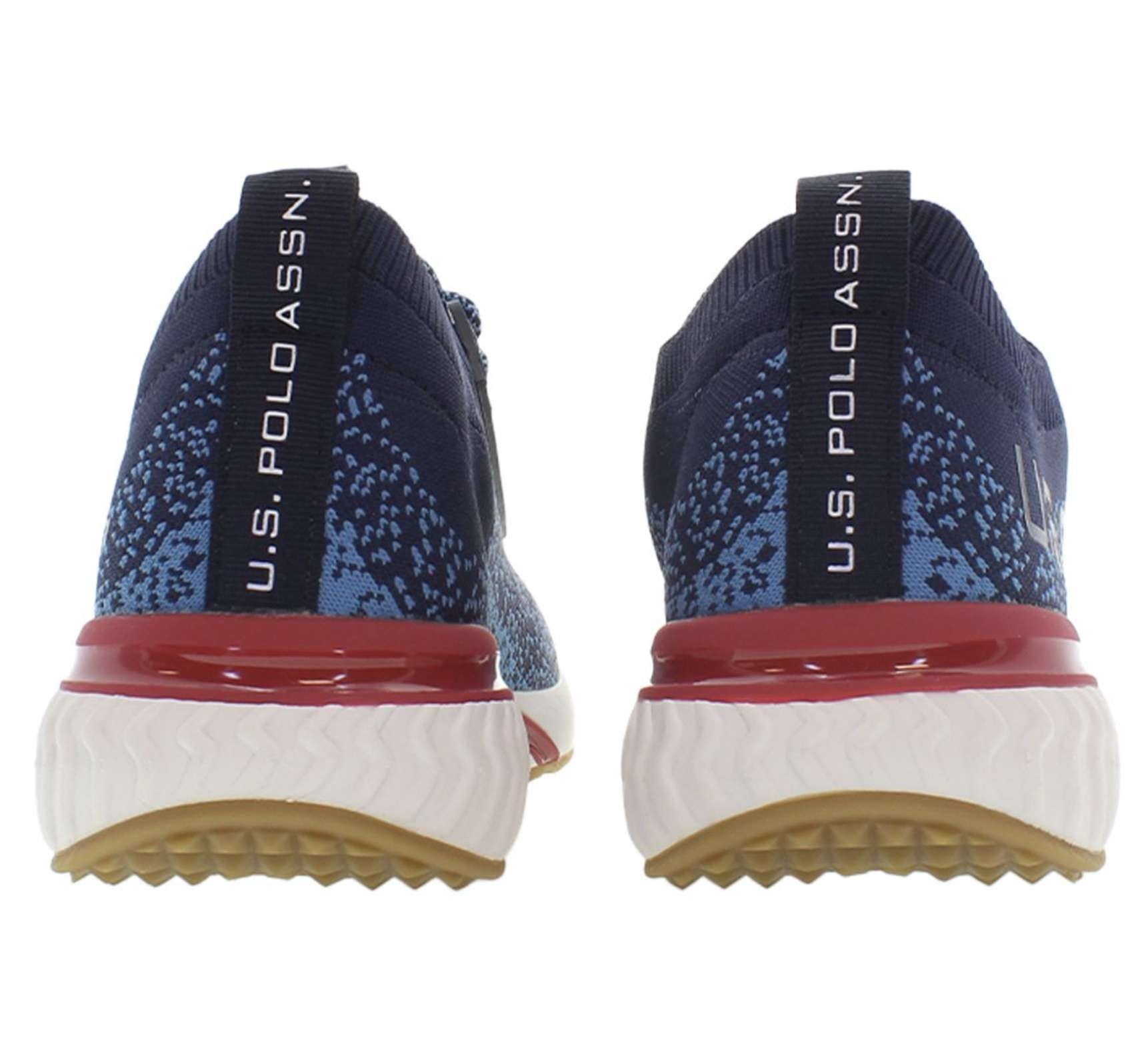 Scarpe U.S. Polo sneaker running FELIX001 in  tessuto mesh dark blue uomo US24UP11
