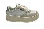 Scarpe donna Colmar sneaker pelle white/ off white / silver DS24CO06
