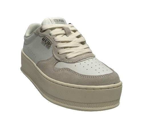 Scarpe donna Colmar sneaker pelle white/ off white / silver DS24CO06