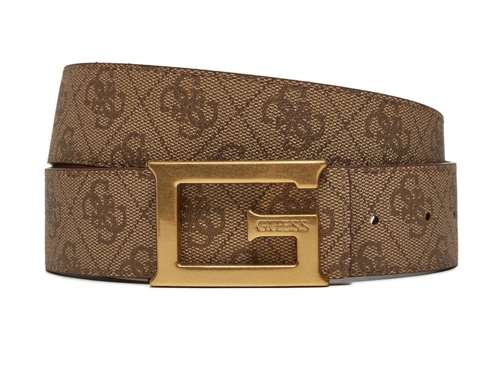 Cinta donna Guess Noreen 4g logo adjustable/ reversible belt latte logo C25GU05 BW9153P4338