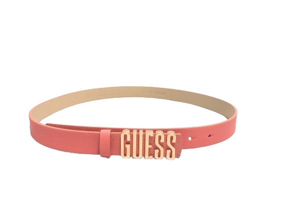 Cinta donna Guess Meridian not adjustable belt rosa corallo C25GU02 BW9114P4225