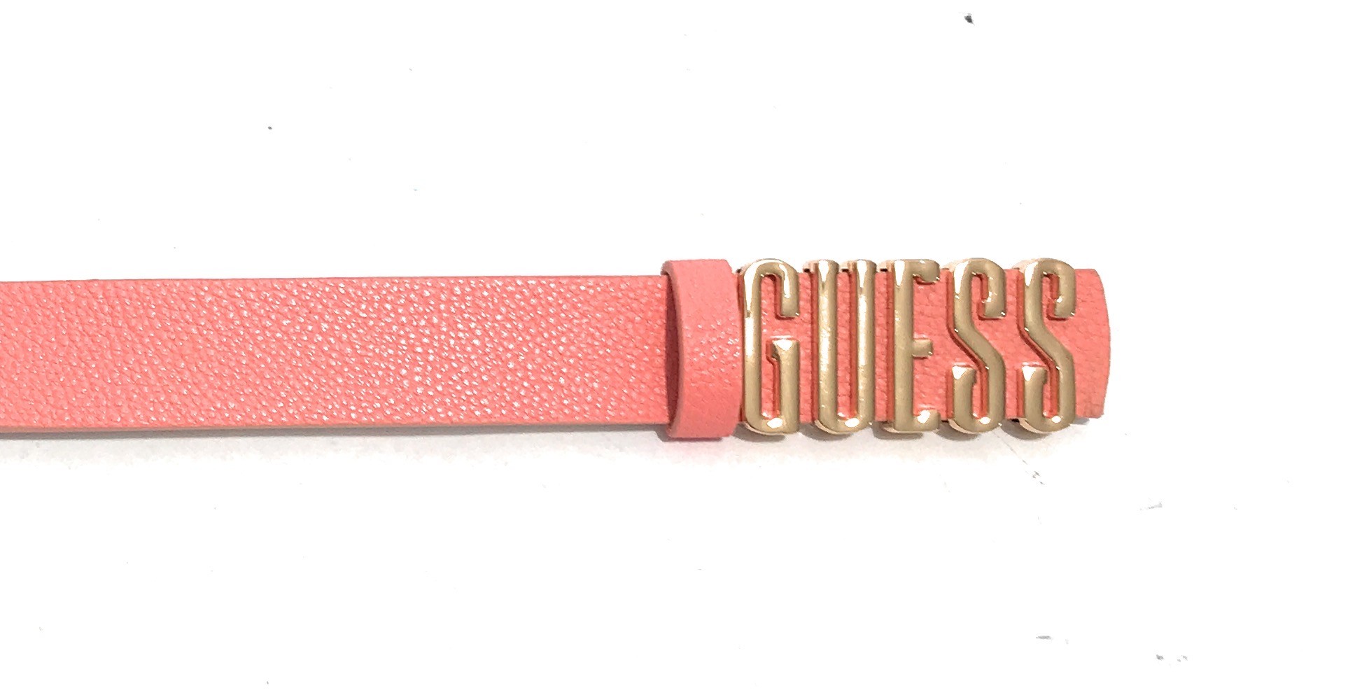 Cinta donna Guess Meridian not adjustable belt rosa corallo C25GU02 BW9114P4225