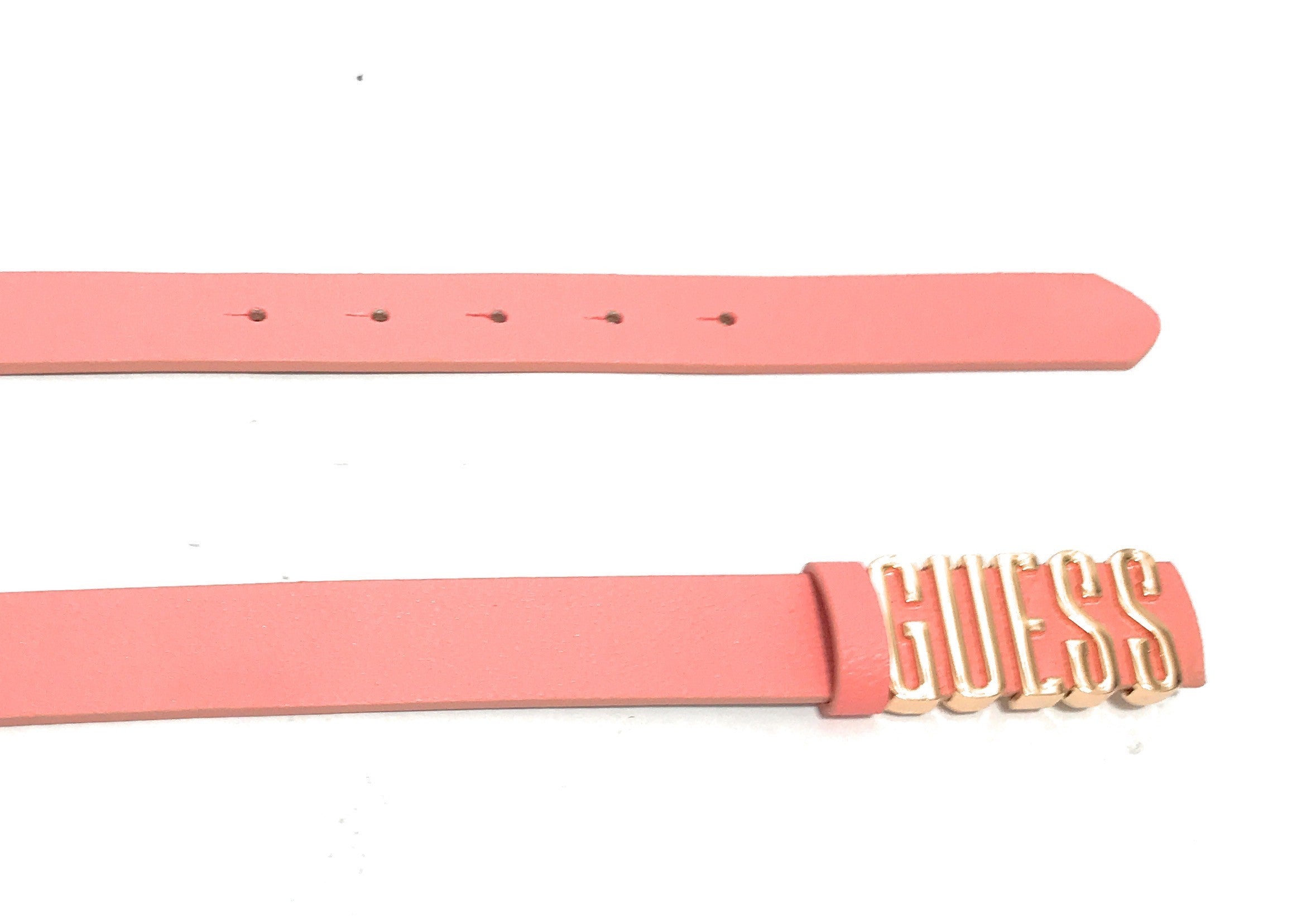 Cinta donna Guess Meridian not adjustable belt rosa corallo C25GU02 BW9114P4225