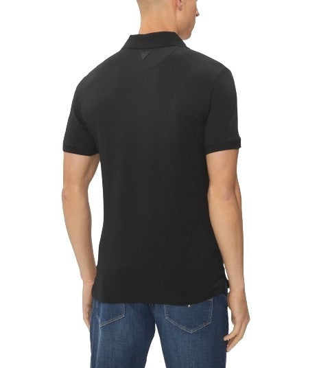 Polo uomo Guess Nolan short sleeve polo nero E25GU11 M4YP66J1314