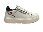 Scarpe Love Moschino sneaker in pelle bianco/ nero D25MO03 JA15144G1LJC110A