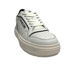 Scarpe Love Moschino sneaker in pelle bianco/ nero D25MO03 JA15144G1LJC110A